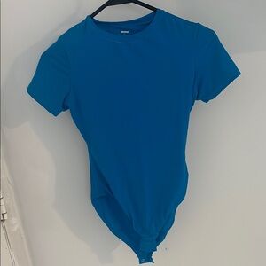 Blue Short Sleeve Bodysuit